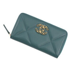 Chanel Wallet 19 Small Zip Coco Mark Lambskin AP0948 CHANEL Women's WALLET